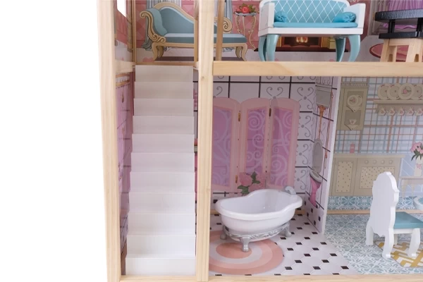 Met de trap naar de middelste verdieping