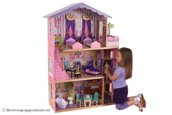 De droomvilla is 126 cm hoog.