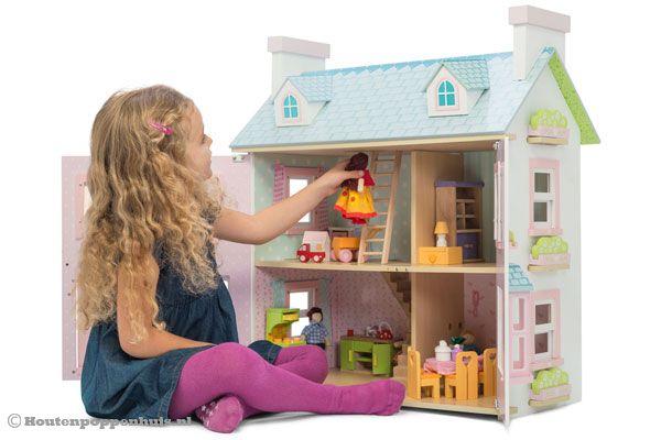 Exclusief poppen en meubels.