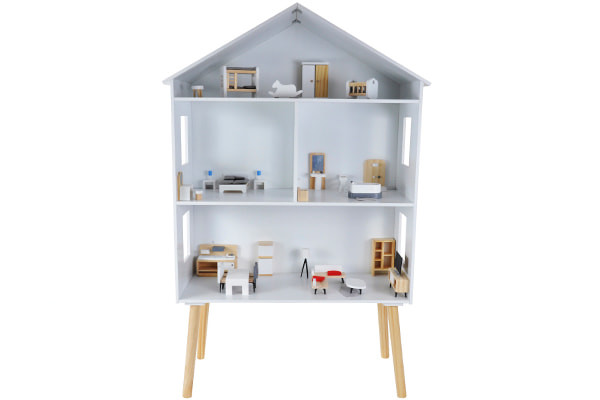 Achterplaat omkeerbaar naar wit