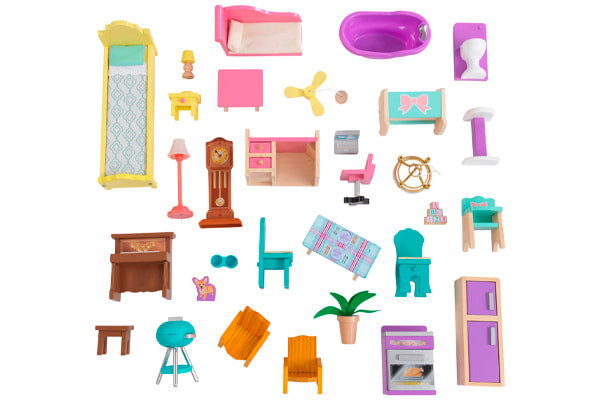 Met 30 meubelstukken