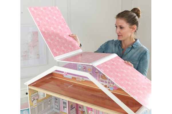 Klap het dak eenvoudig open.