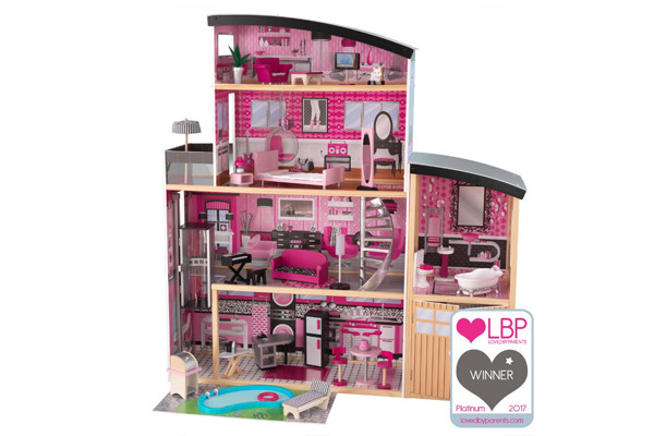 Kidkraft Sparkle Mansion Barbiehuis Houtenpoppenhuis