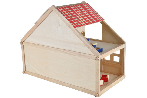 Gesloten achterkant.