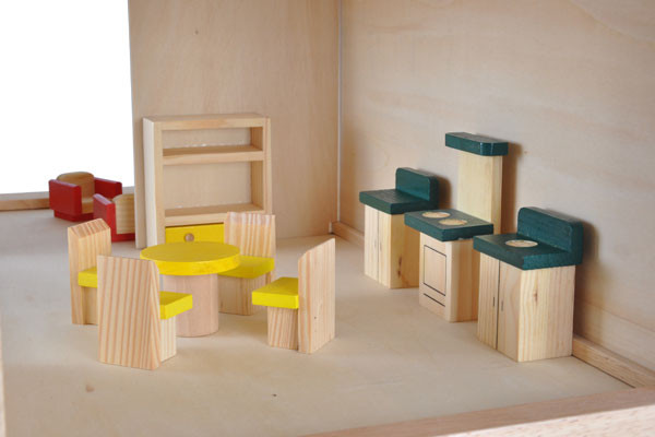 De gezellige keuken.