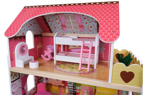 Op zolder staat een stapelbed